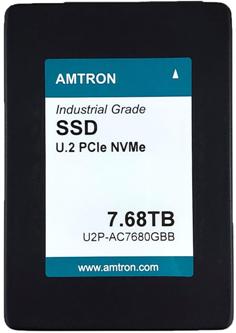 Industrial U.2 NVMe SSD, 960 GB to 8TB